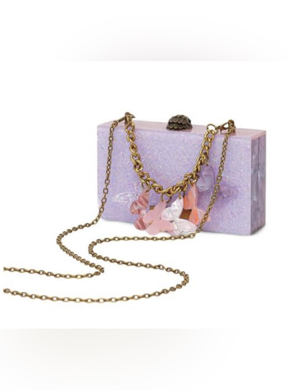NWT Kurt Geiger Butterfly Box Clutch Crossbody Bag - Picture 5 of 17
